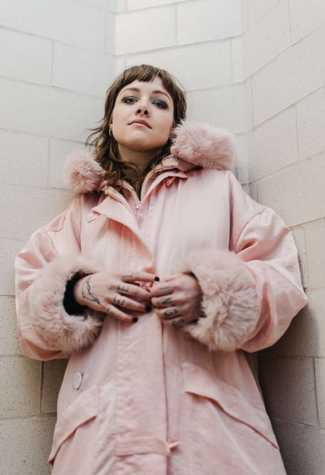 Portrait of Felicity in pink jacket